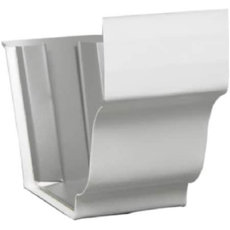 Amerimax Home Products Amerimax Home Products 19209 4 in. White Galvanized Steel Gutter Slip Joint Connector 514000